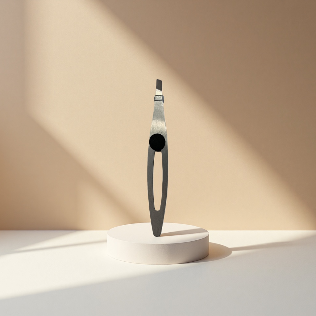 Metal tweezers, stainless steel pointed tips, fine eyebrow shaping tweezers, beauty tools, portable and easy to carry Application Scenario
