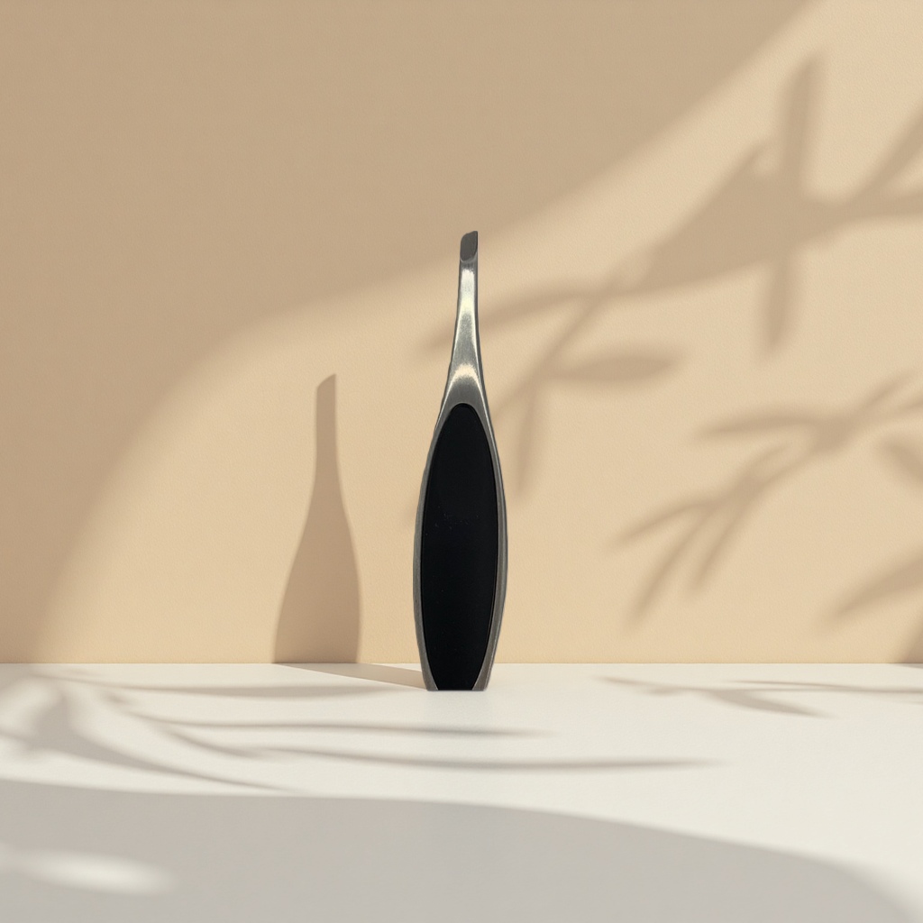 Metal tweezers, precision stainless steel pointed tip, anti-slip, medical-grade 304 material Specification image