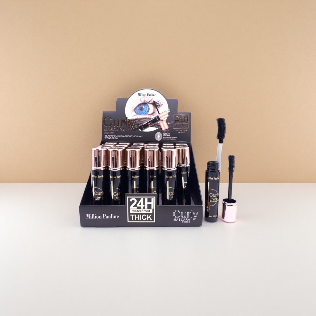 Million Pauline Curving Mascara ensures thick, long and curly eyelashes Specification image