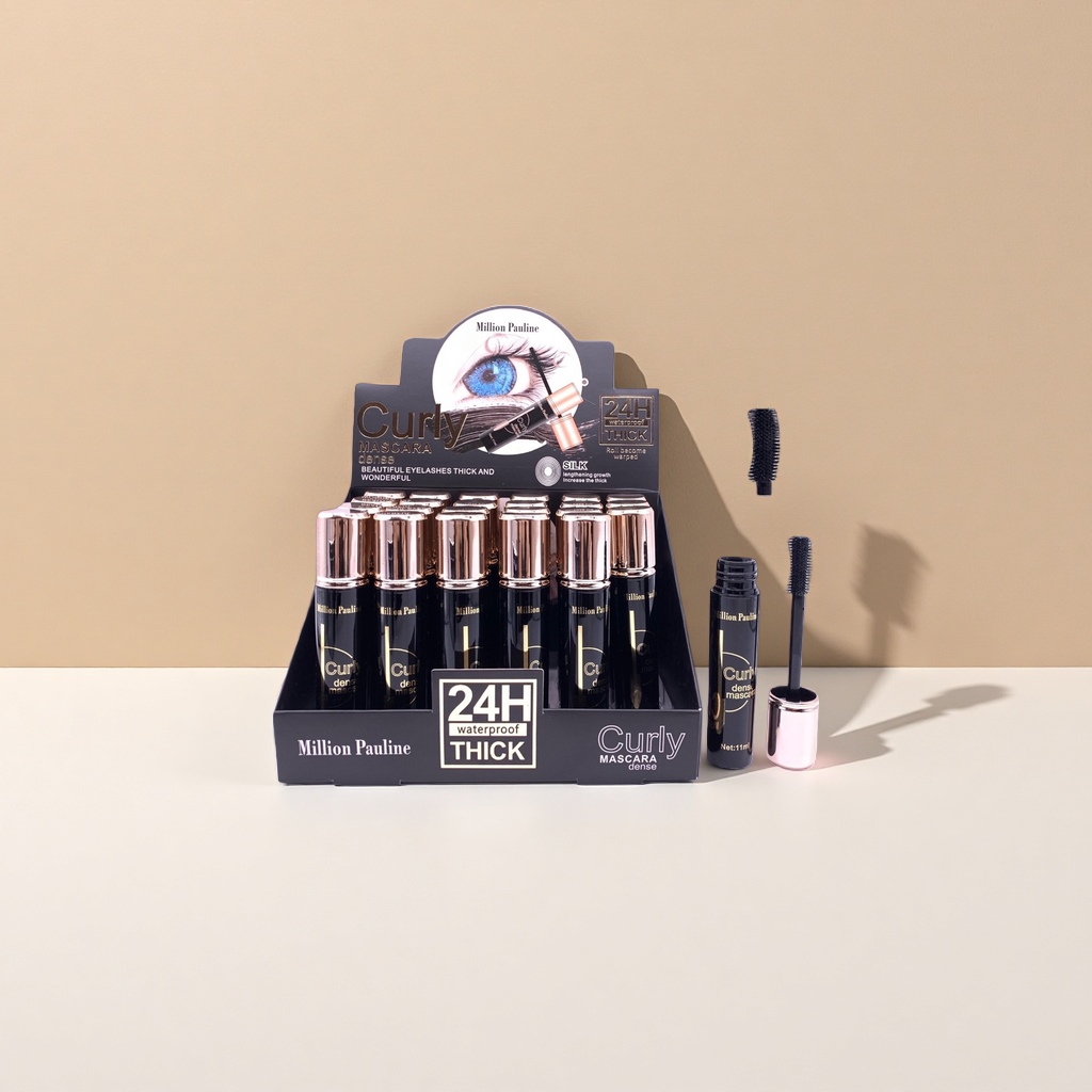 Million Pauline Curving Mascara ensures thick, long and curly eyelashes details Picture