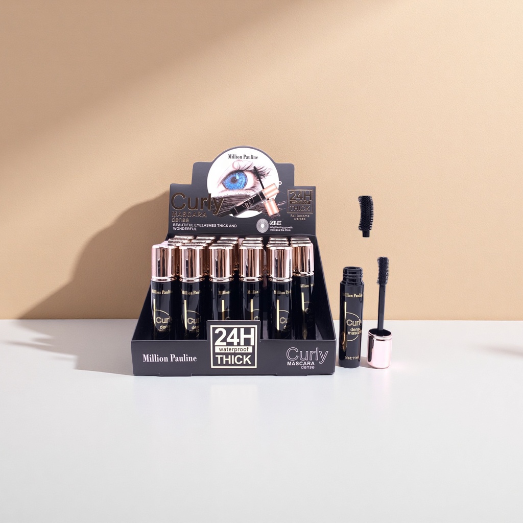 Million Pauline Curving Mascara ensures thick, long and curly eyelashes Application Scenario
