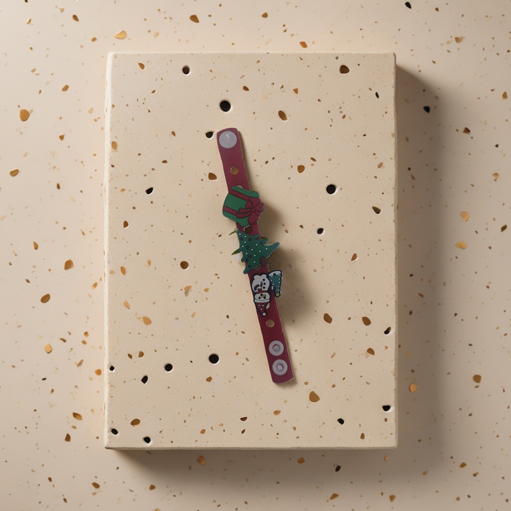 Christmas-themed bracelet, festive decoration, couple style woven red, green and gold accessories