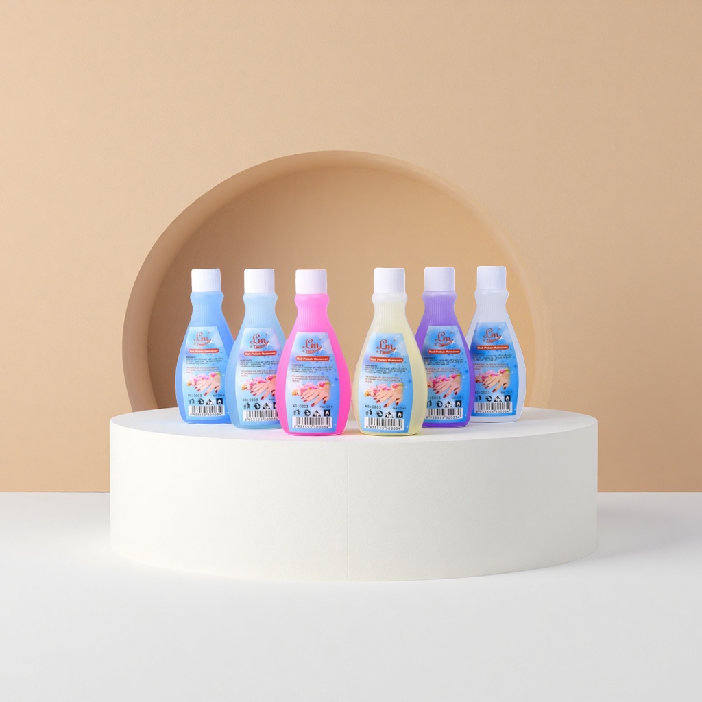 This six-bottle nail polish remover set comes in a variety of colors. It removes nails quickly, gently and without causing damage