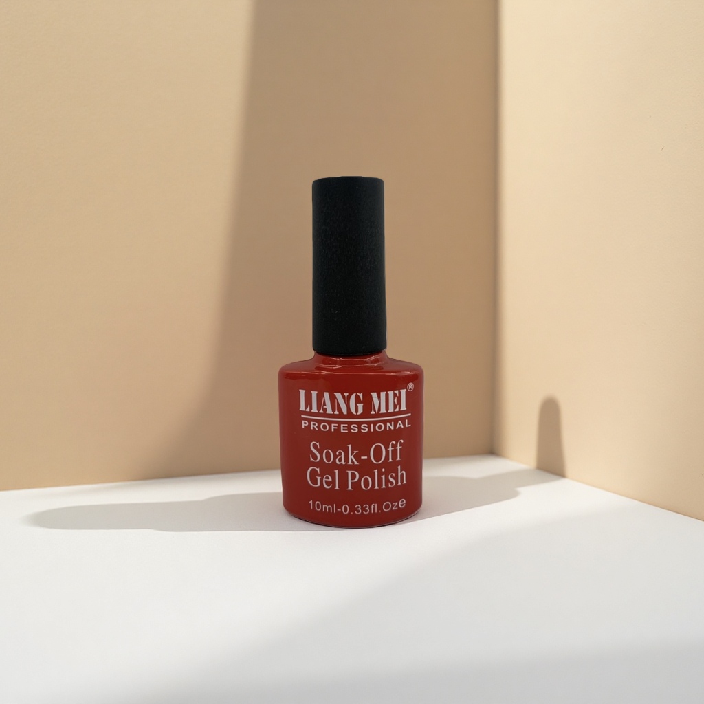 LIANG MEI Professional Immersion Gel Nail polish in red bottle details Picture