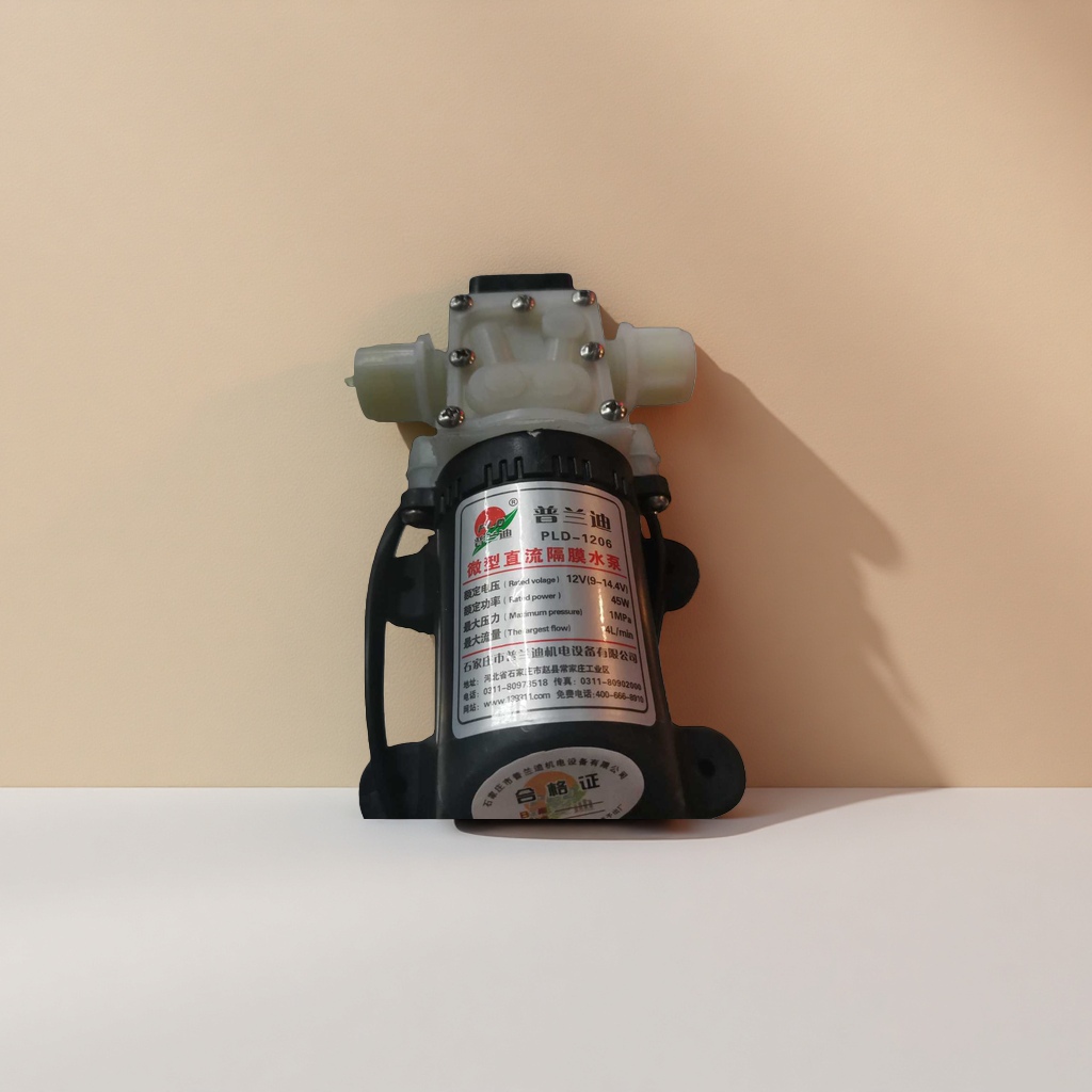 Micro DC diaphragm water pump, DC 12V 30W waterproof silent small booster pump Application Scenario