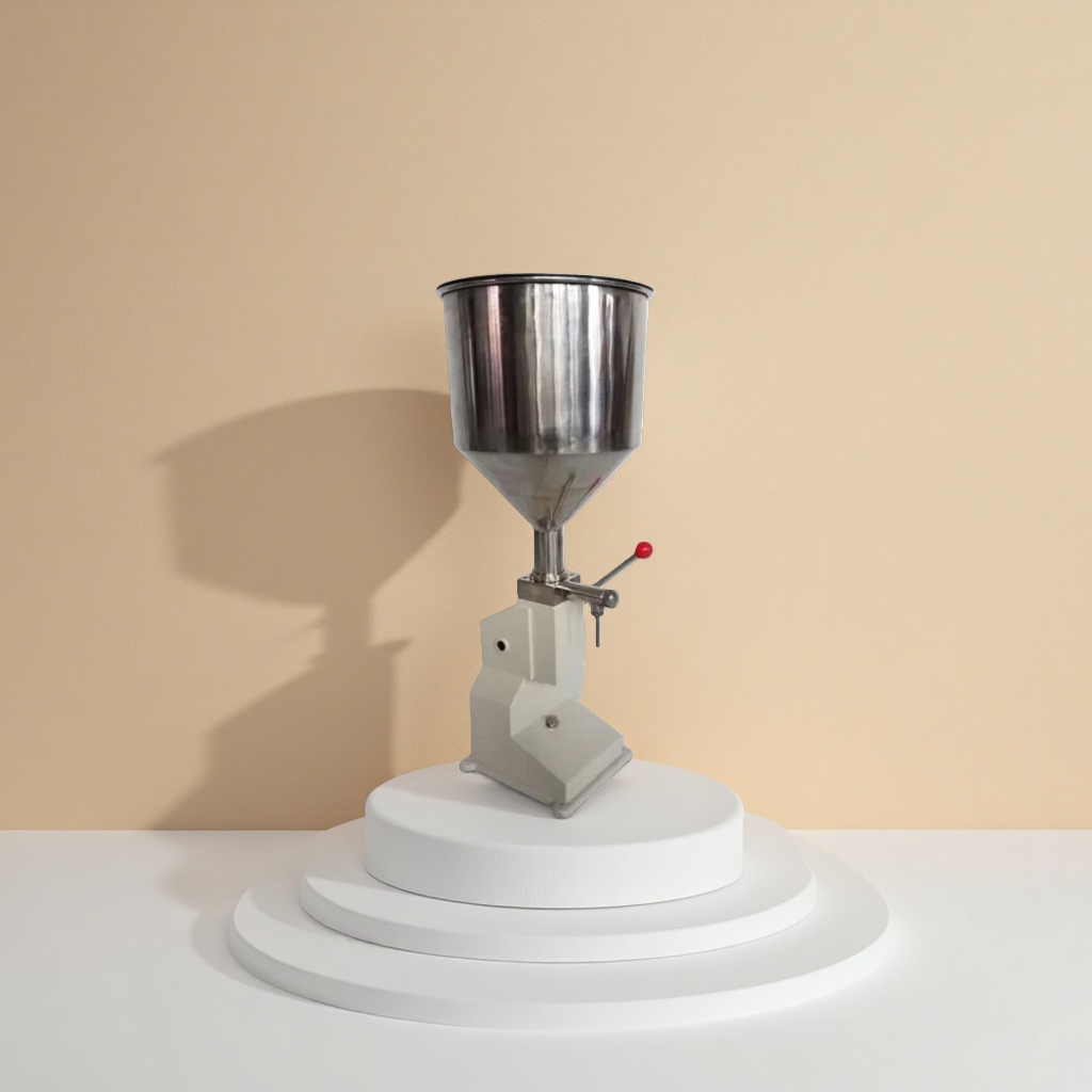Small manual pressure filling machine, paste filling machine, liquid filling machine, quantitative filling machine for liquor and beverages details Picture