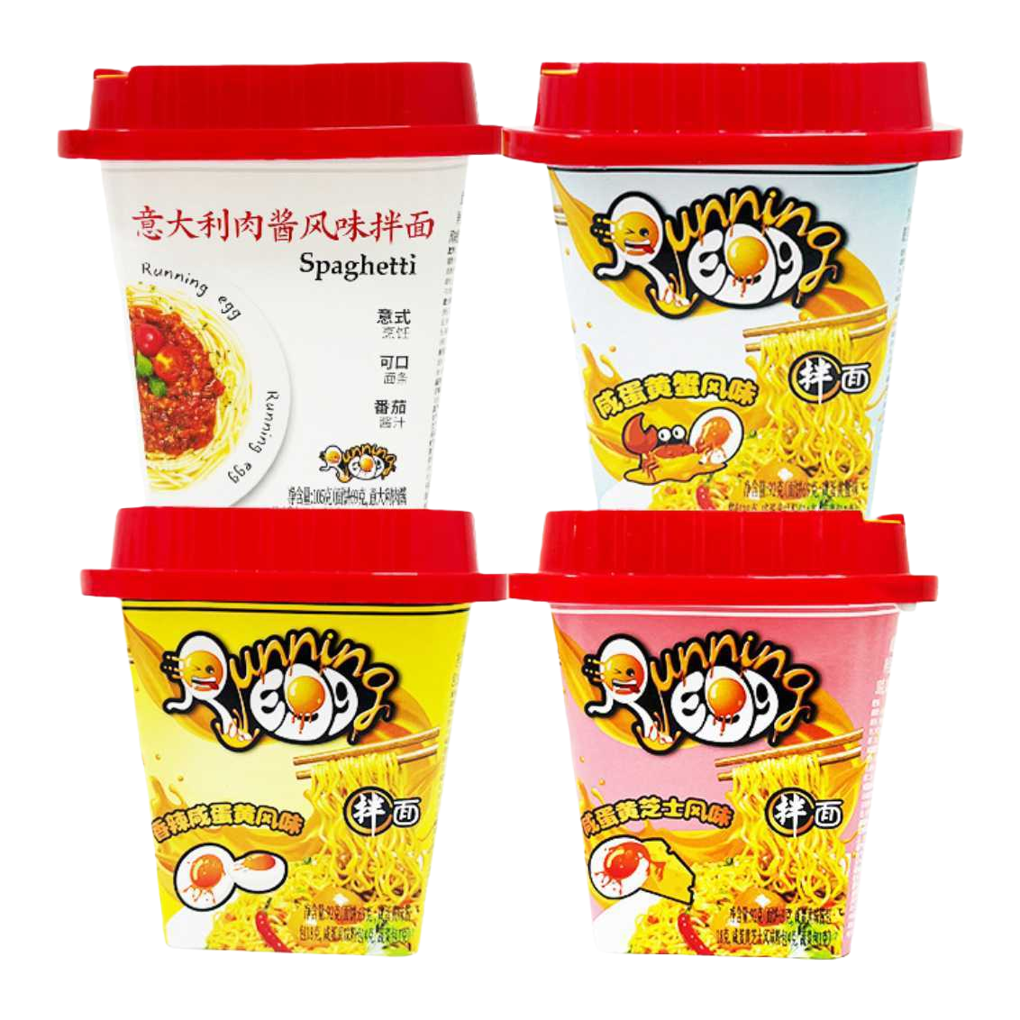 Italian meat sauce, salted egg yolk crab, spicy cheese flavor mixed noodle cup Item Picture