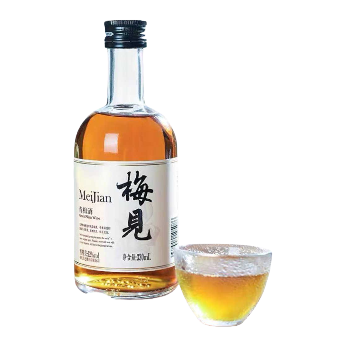 Mei Jian Plum Wine Bottle is a low-alcohol, slightly tipsy plum fruit wine Item Picture