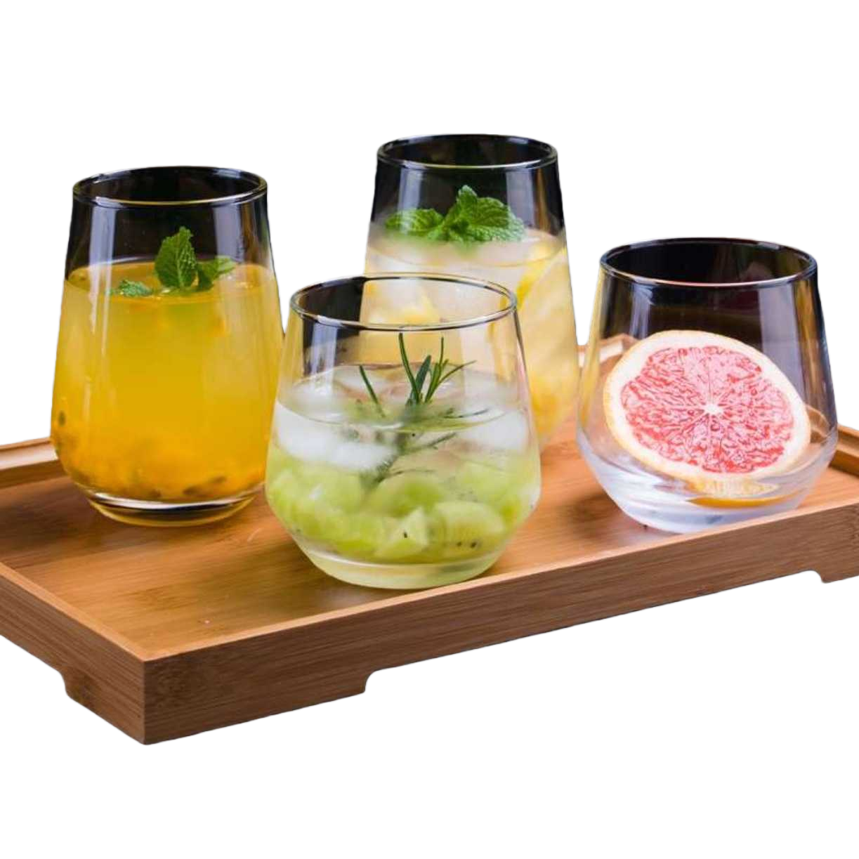 Drink glass cup, high borosilicate heat-resistant transparent water cup, portable for home and office, large capacity Item Picture
