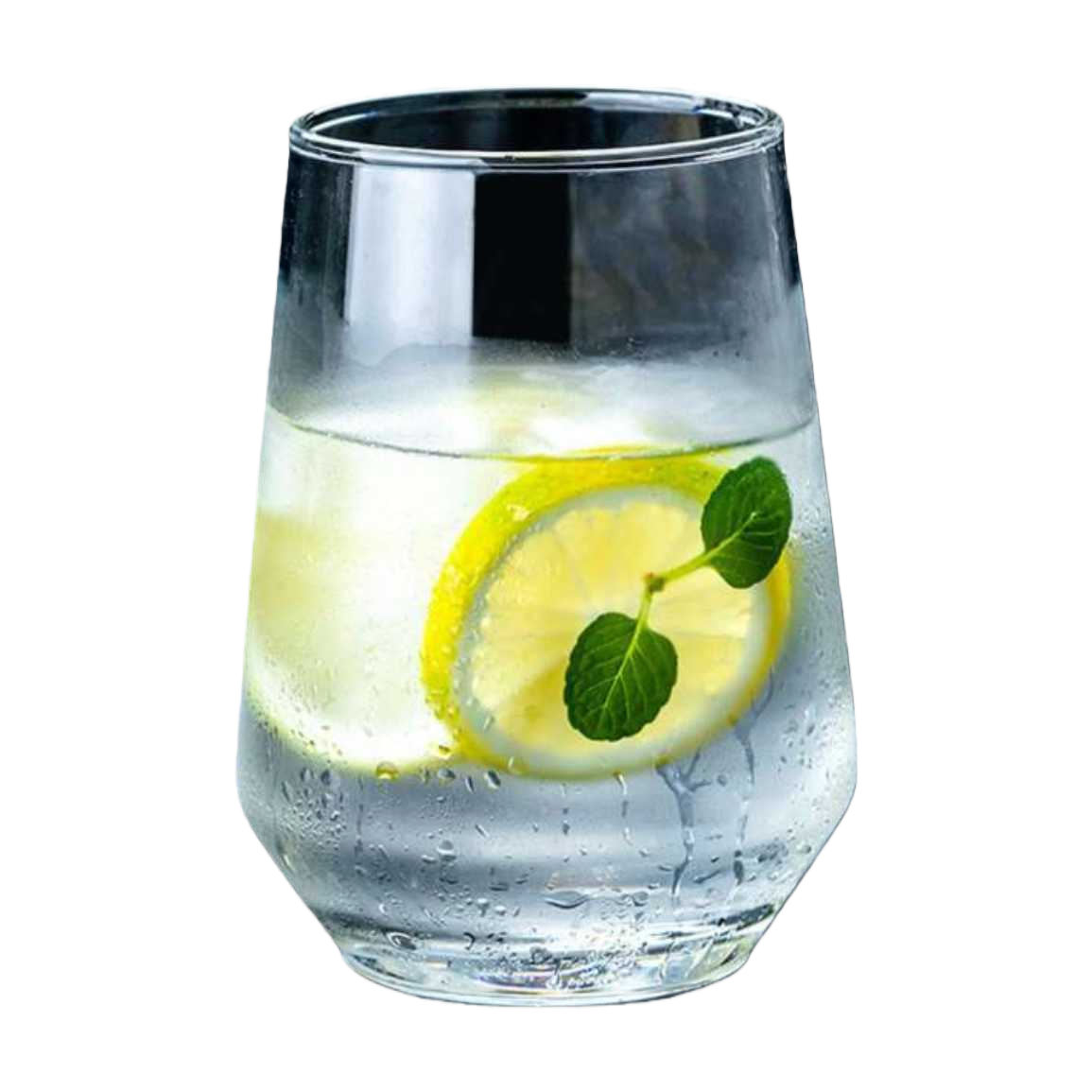 Simple moonlit glass cup 350ml high borosilicate heat-resistant tea cup and water cup for home and office use Item Picture