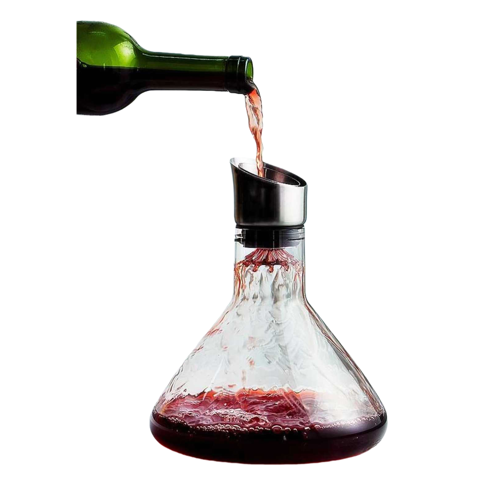 Red wine decanter, stainless steel spiral filter decanter, household decanter and wine pouring device Item Picture
