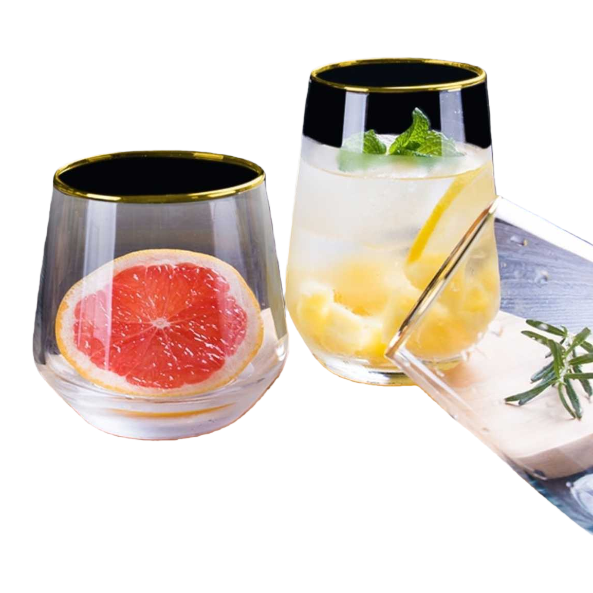 This high borosilicate heat-resistant transparent water cup is specially designed for glass beverages and is portable for home and office use Item Picture