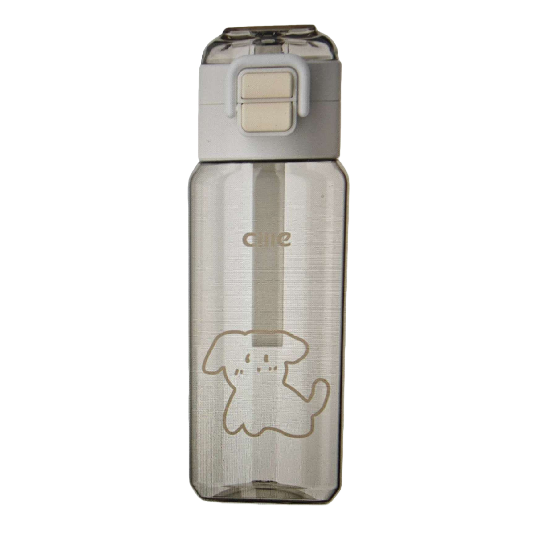 Transparent water cup, large-capacity glass water cup, 500ml, heat-resistant and anti-slip, portable for office and home use Item Picture