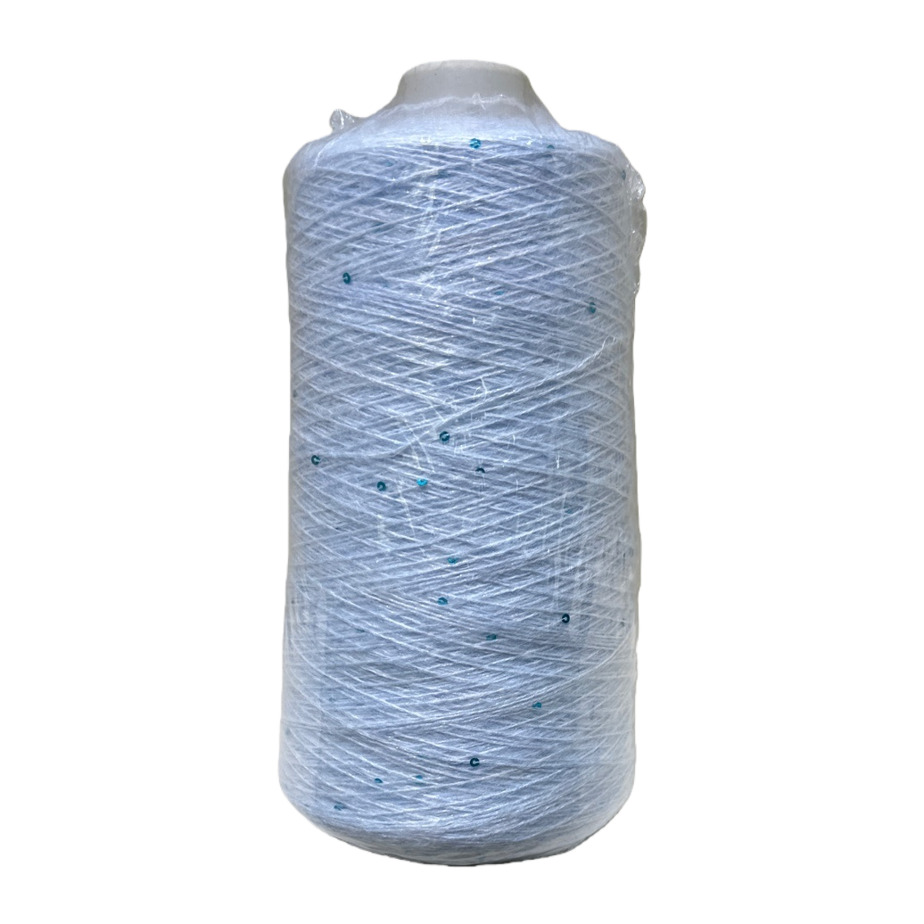 Light blue yarn roll, hand-knitted wool, cotton thread for crochet, 100g roll, 102424768 Item Picture