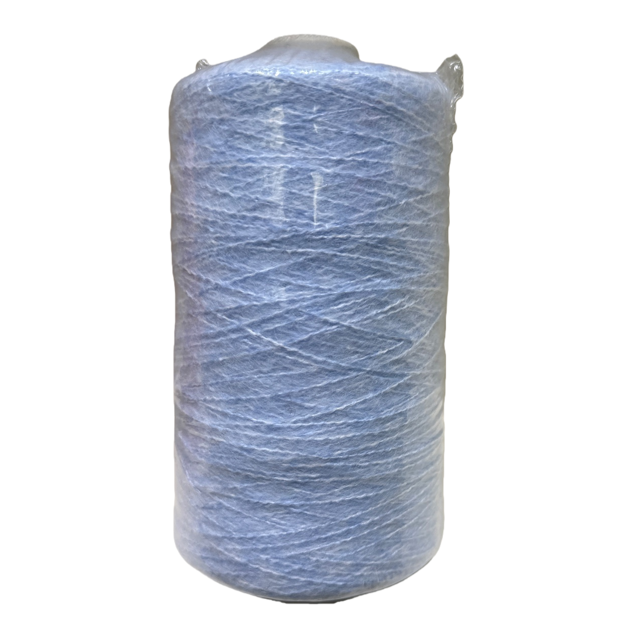 Light blue cotton yarn spool for DIY hand-woven wool Item Picture