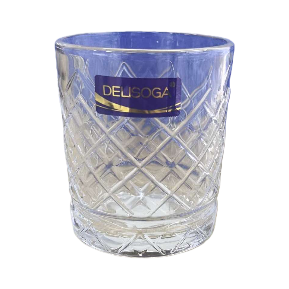 DELISOGA transparent glass water cup, high borosilicate heat-resistant and anti-scald, simple style for home and office use Item Picture