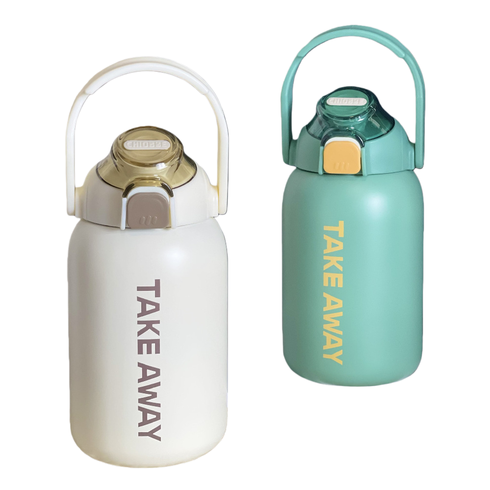 Stainless steel insulated water bottle, 1.5L large capacity, portable for outdoor use Item Picture