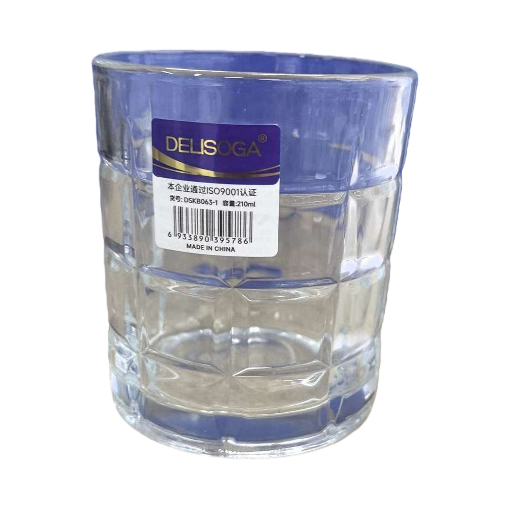 Transparent glass cup, high borosilicate heat-resistant and anti-scald household simple water cup Item Picture