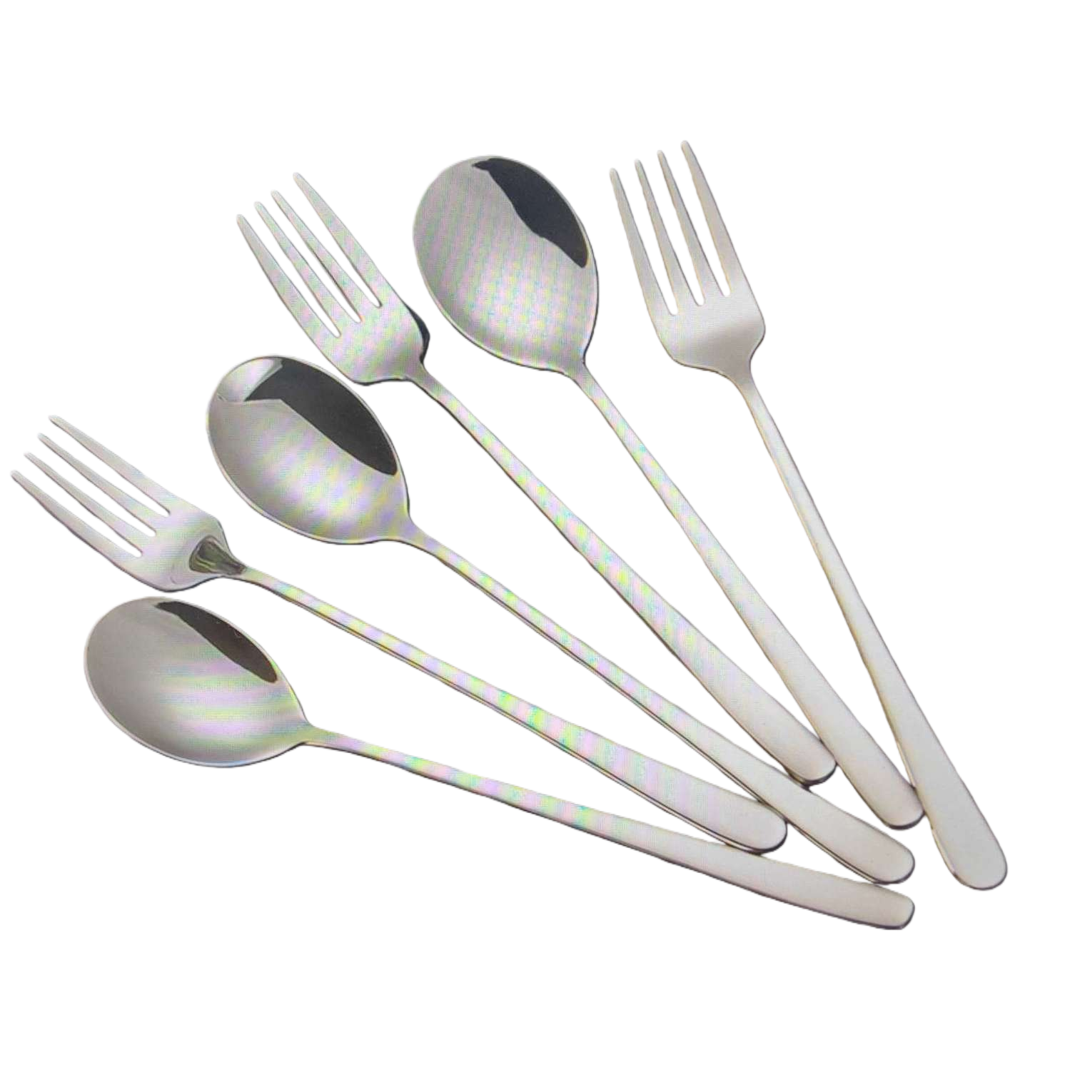 وأمتعة أدوات المائدة المصنوعة من الفولاذ غير القابل للصدأ والملعقة في السفر في المنزل Item Picture