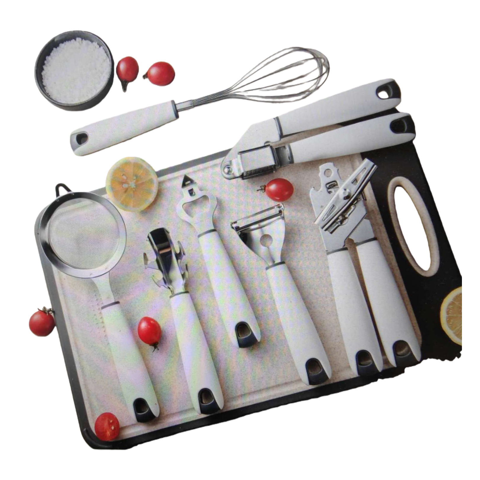 Multi-functional stainless steel kitchenware set for household cooking tools Item Picture