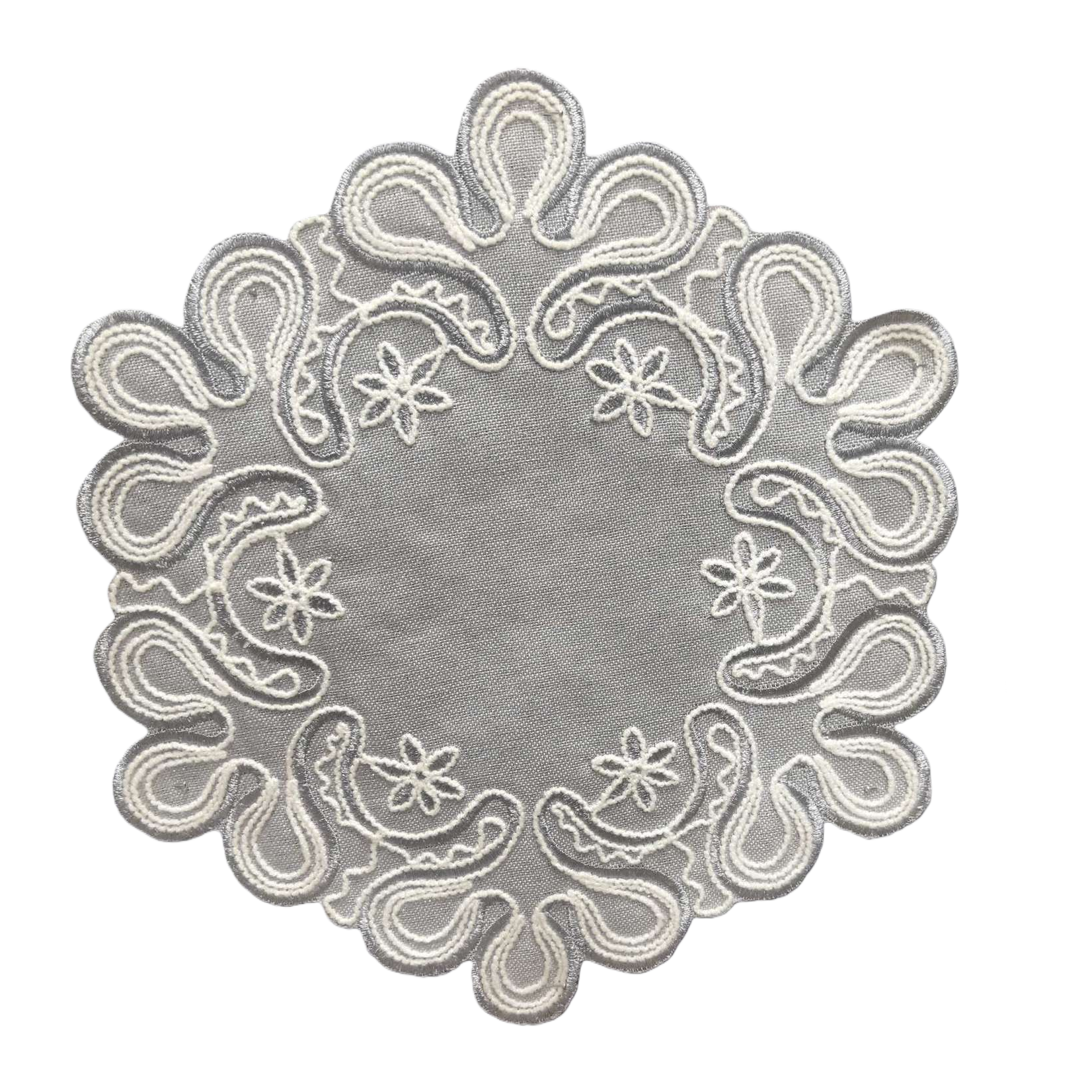 Embroidered lace trim decorative fabric, DIY clothing and home textile accessories 140334252 Item Picture