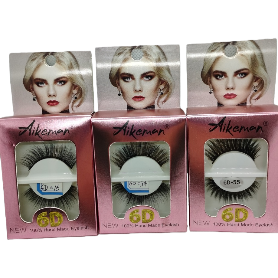 The main subject of the product image of the single cluster style with naturally thick and curled false eyelashes Item Picture