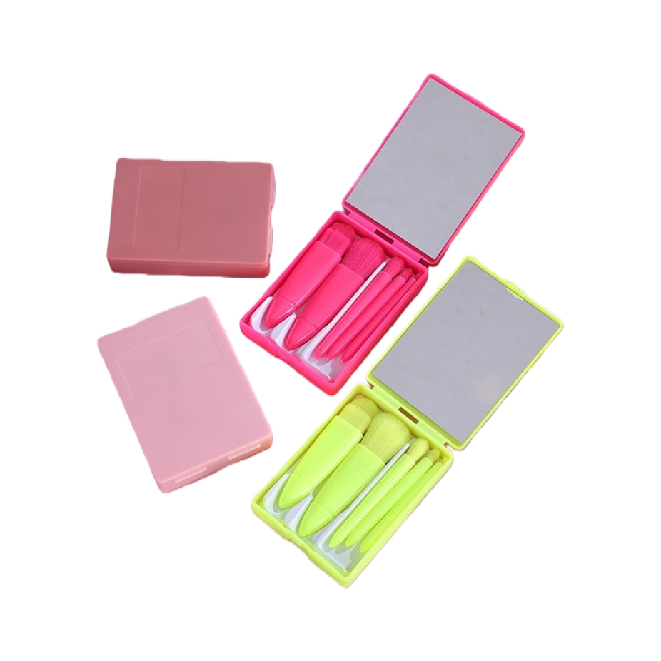 Juego de pinceles de maquillaje colorido pinceles de maquillaje 12 piezas herramientas de belleza profesional Item Picture