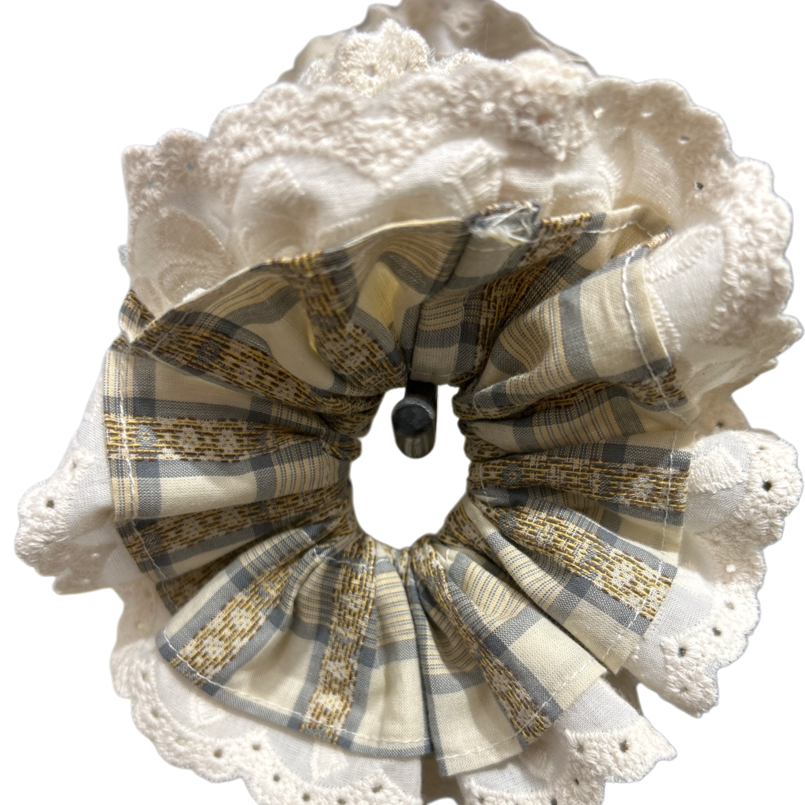 Lace-trimmed hair bands are soft, elastic and highly elastic hair ties for women Item Picture