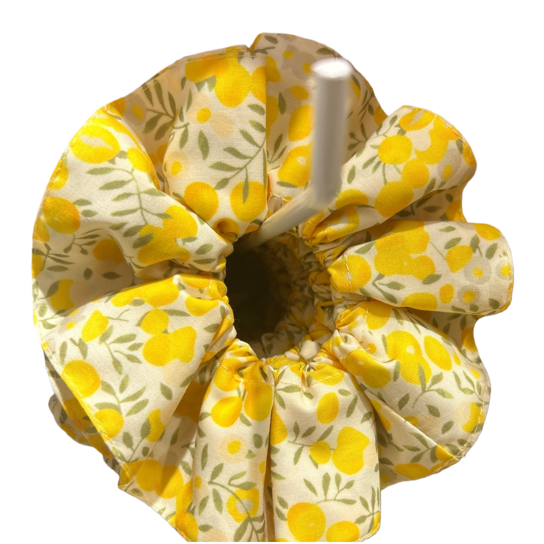 Lemon-patterned hair bands are soft, skin-friendly, and have good elasticity. They are high-quality hair accessories for good appearance Item Picture