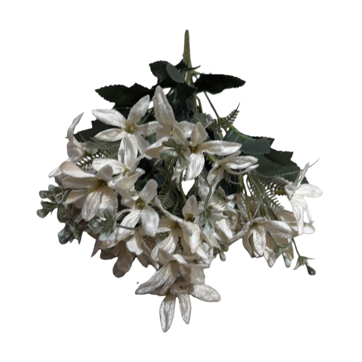 A simple Korean-style bouquet of white flowers for wedding and birthday gifts Item Picture