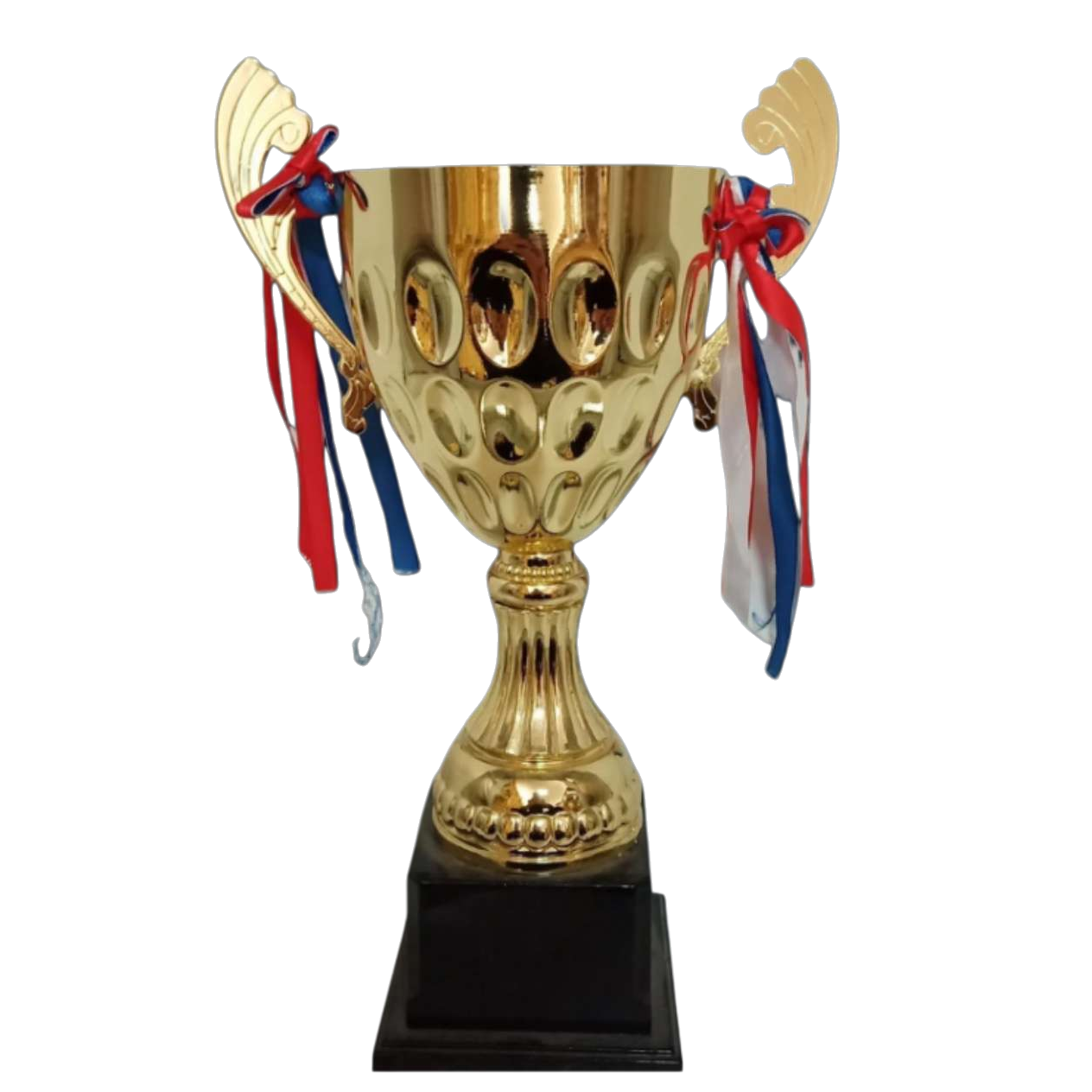 The golden trophy, custom-made for the celebration and award ceremony, features a metallic texture that is high-end and elegant Item Picture