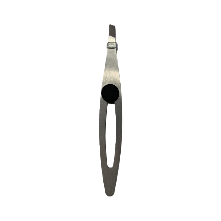 Metal tweezers, stainless steel pointed tips, fine eyebrow shaping tweezers, beauty tools, portable and easy to carry Item Picture