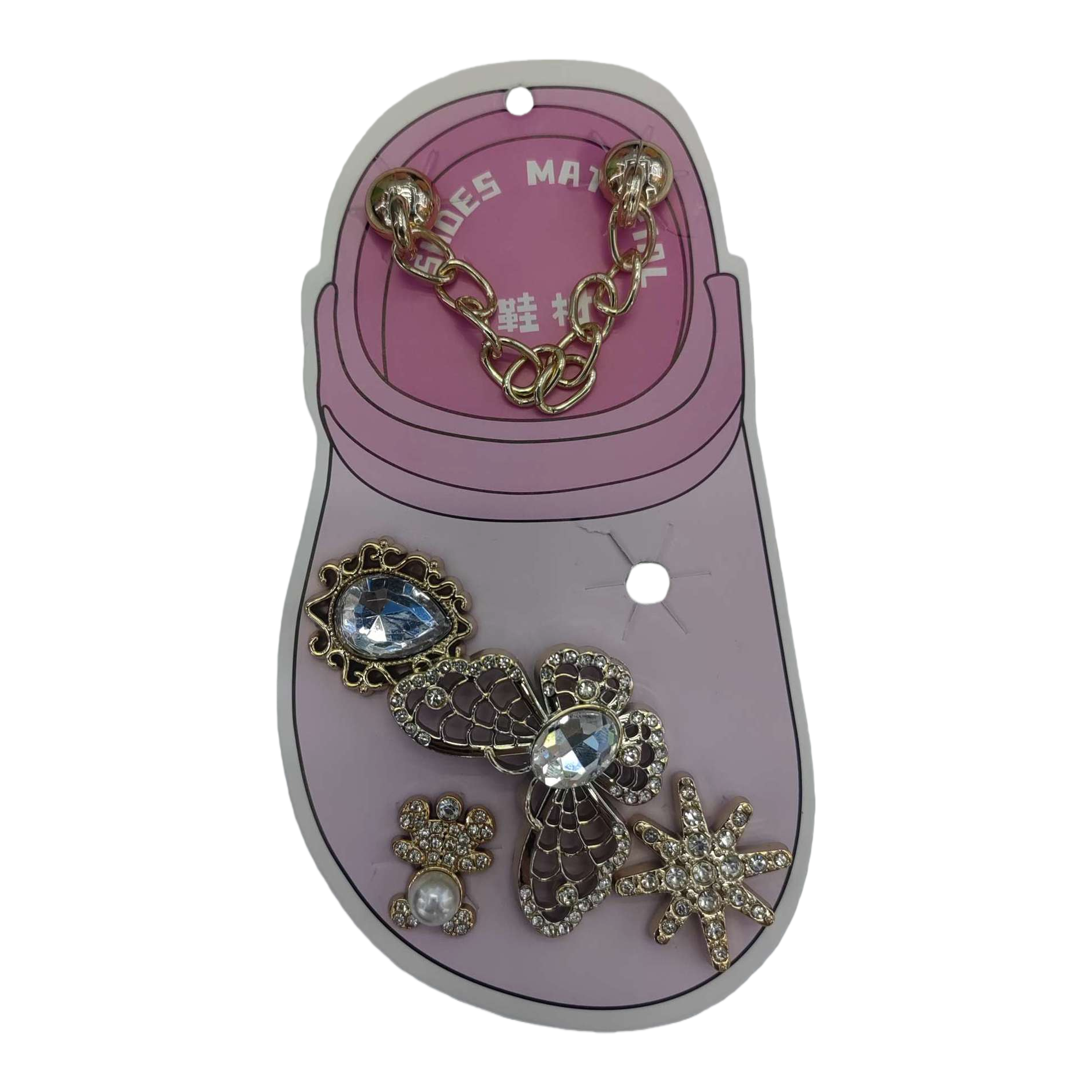 أزرار الأحذية، أزياء، أزواج، أزرار أحذية مصنوعة من المعدن مقاوم للانزلاق Item Picture