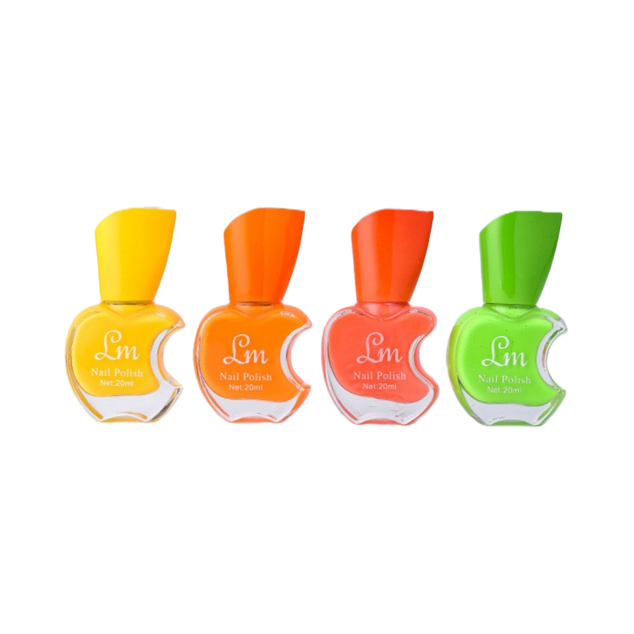 Colored nail polish bottle, transparent frosted glass bottle, 15ml, customizable dropper cap Item Picture