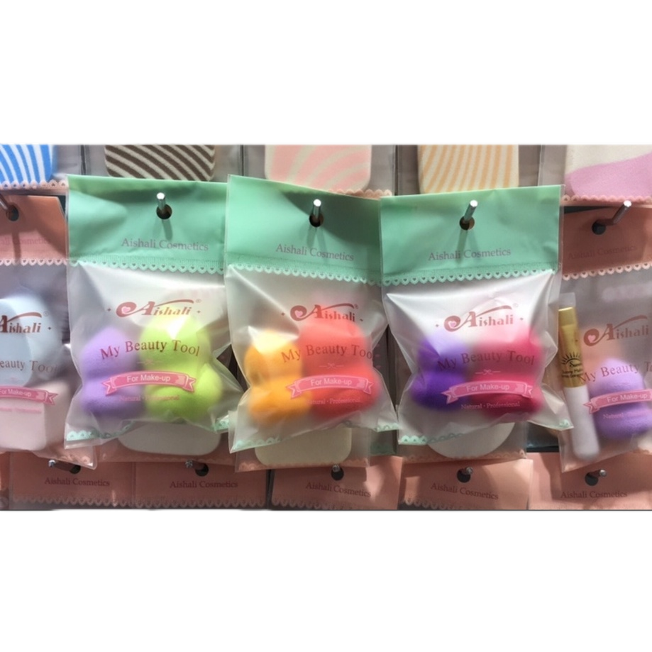 Makeup tools: Makeup sponge, powder puff, makeup egg, makeup application tools, porous, flexible and easy to clean Item Picture