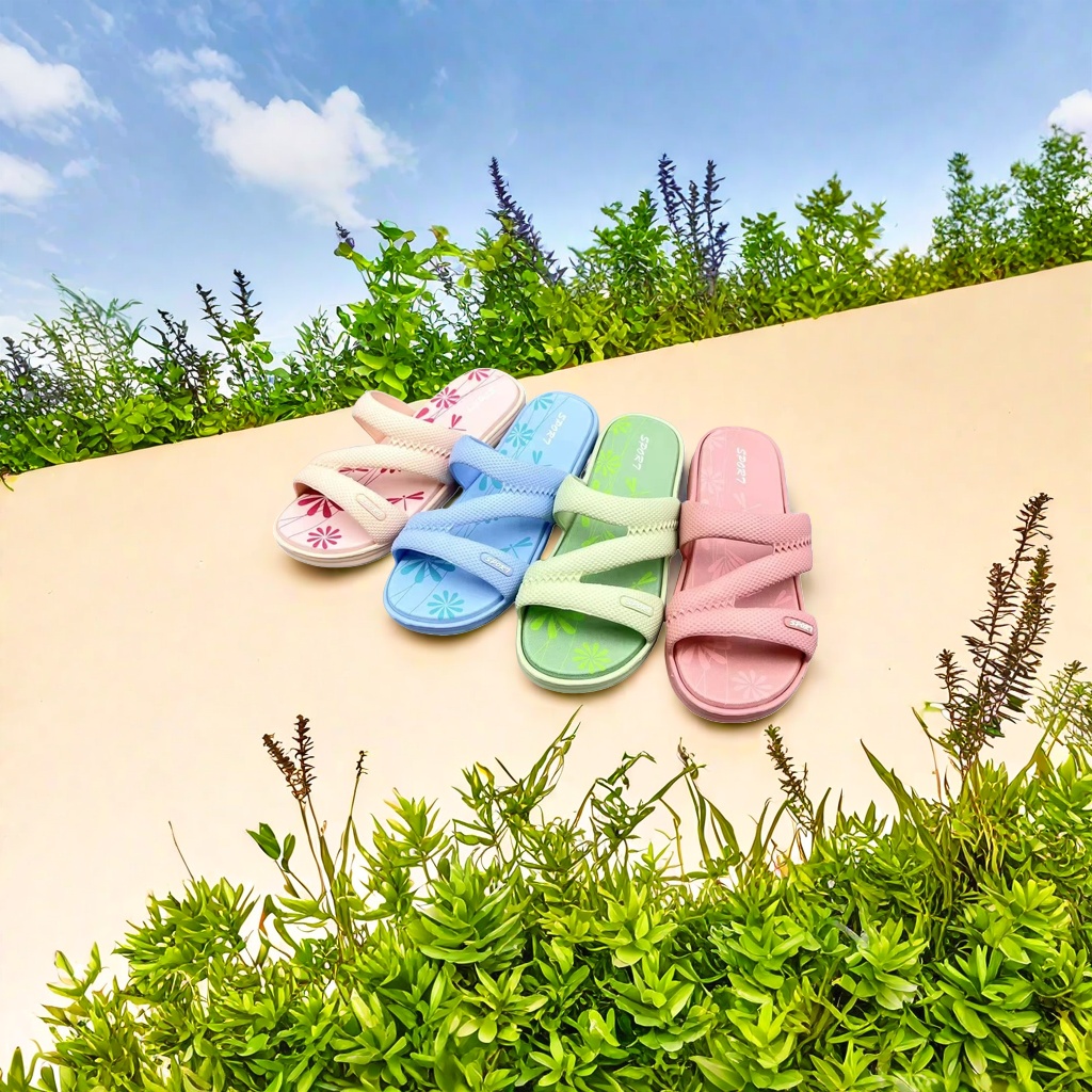 Colorful women's summer anti-slip soft-soled home casual slippers, sizes 38-43, 001602429 Specification image
