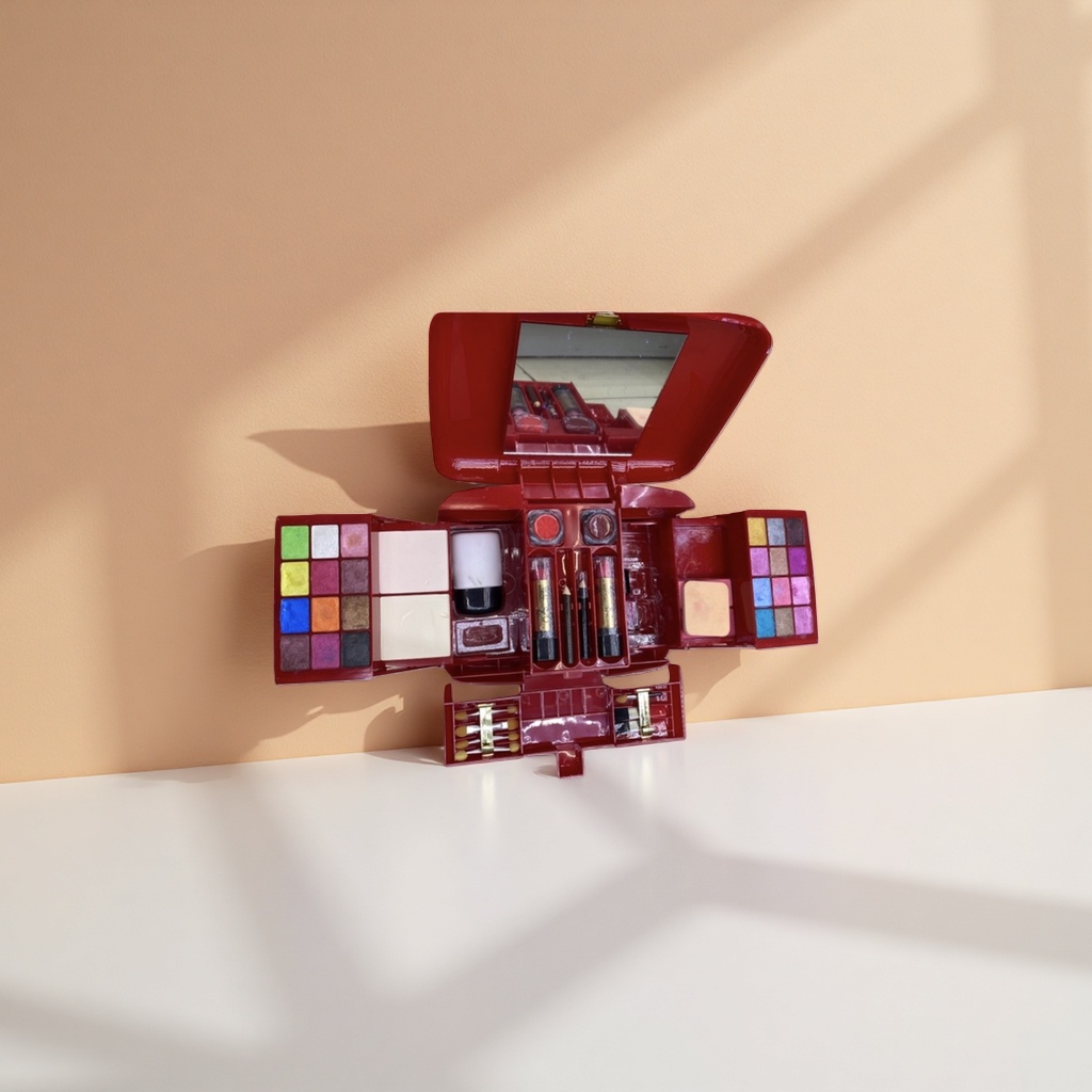 The red cosmetic box cosmetic set gift box contains multi-functional moisturizing, whitening and oil-control care Specification image