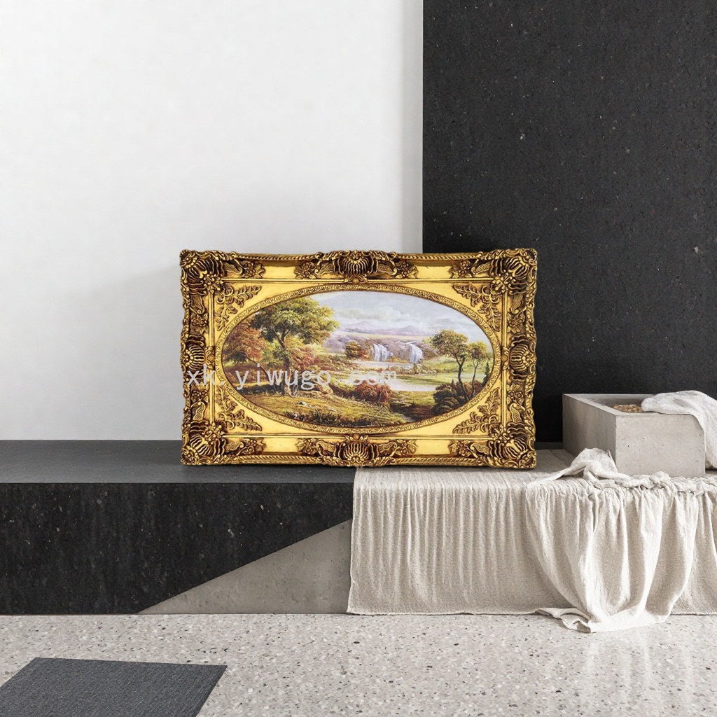 欧式相框金色雕花风景画框 风景装饰画 墙面挂画 客厅卧室软装厂家批发