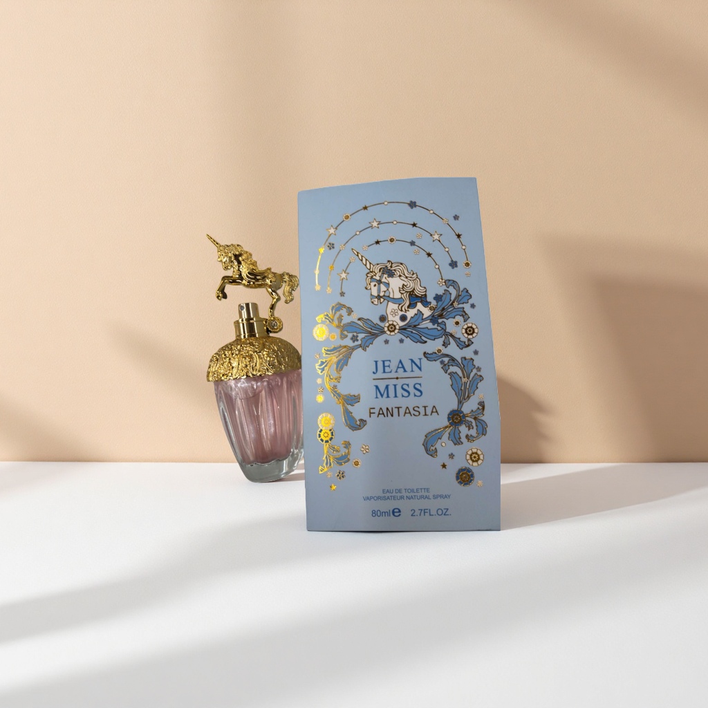 Jean Miss Fantasia香水瓶 玻璃喷雾瓶 100ml 容量可替换香薰瓶