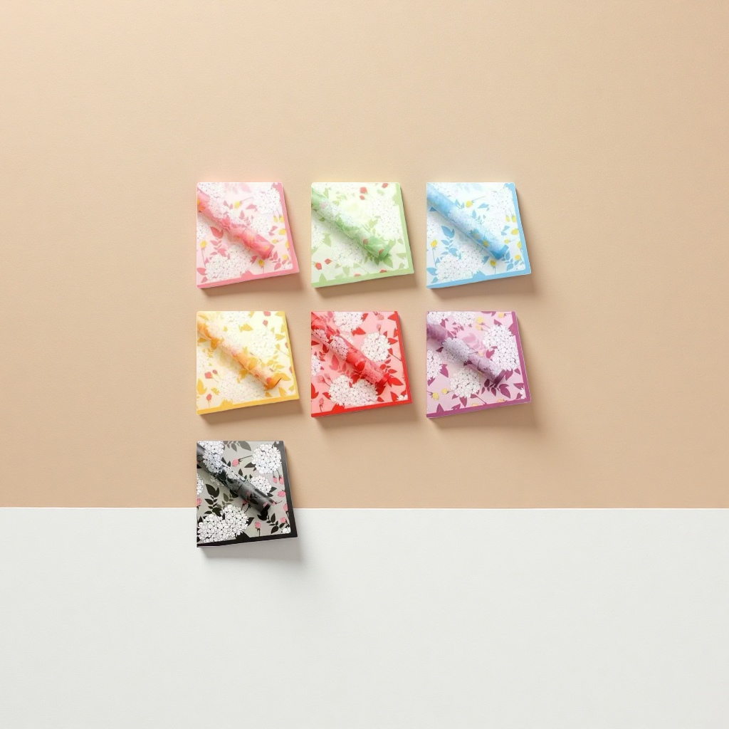 Nosa Paper Hydrangea Pattern Fresh Flower Wrapping Paper Series