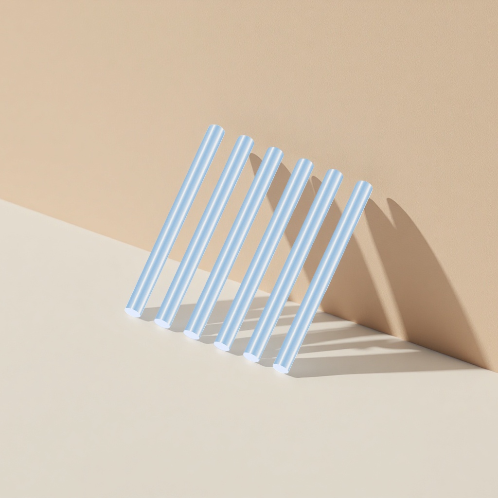 7mm high-viscosity hot melt adhesive sticks, high-temperature resistant hand-made transparent adhesive strips, wholesale with free shipping Specification image