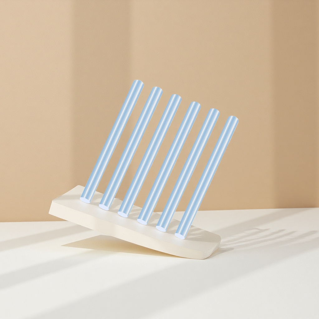 7mm high-viscosity hot melt adhesive sticks, high-temperature resistant hand-made transparent adhesive strips, wholesale with free shipping