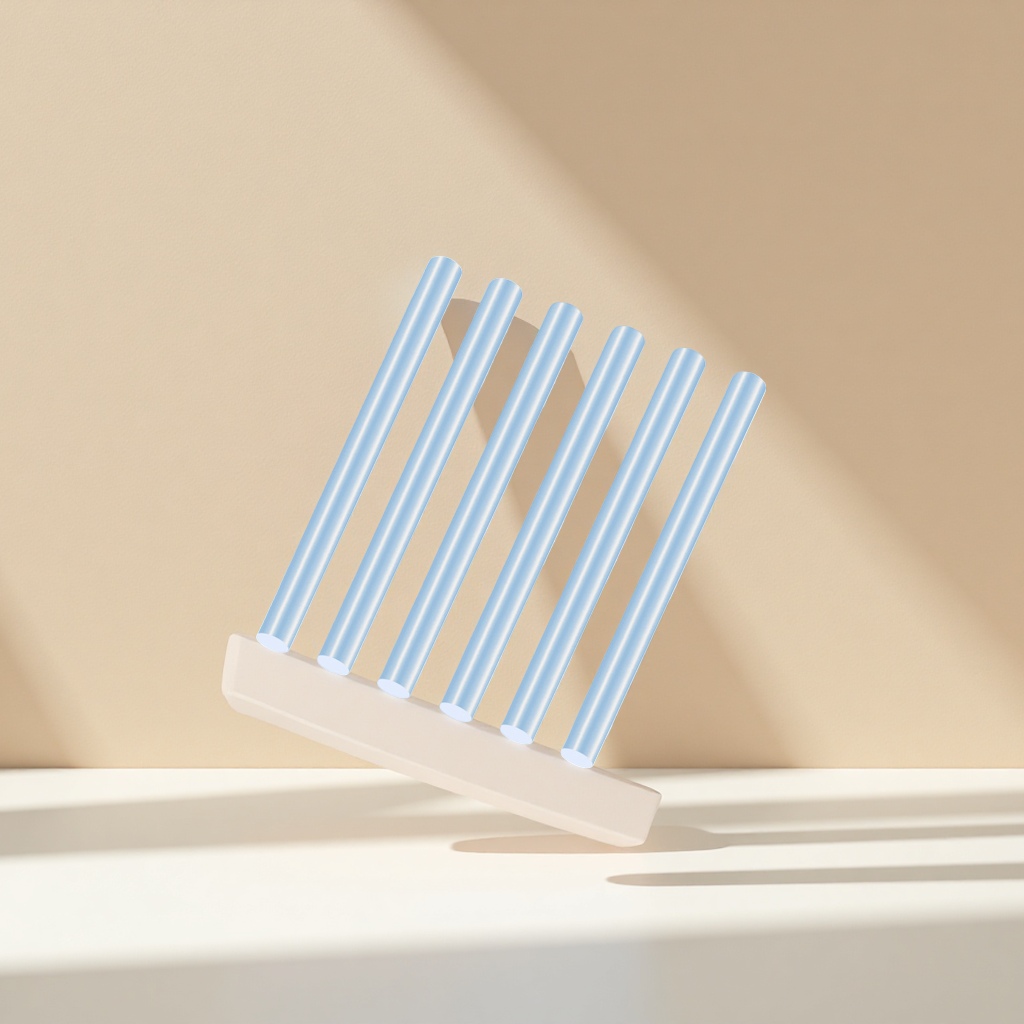 7mm high-viscosity hot melt adhesive sticks, high-temperature resistant hand-made transparent adhesive strips, wholesale with free shipping details Picture