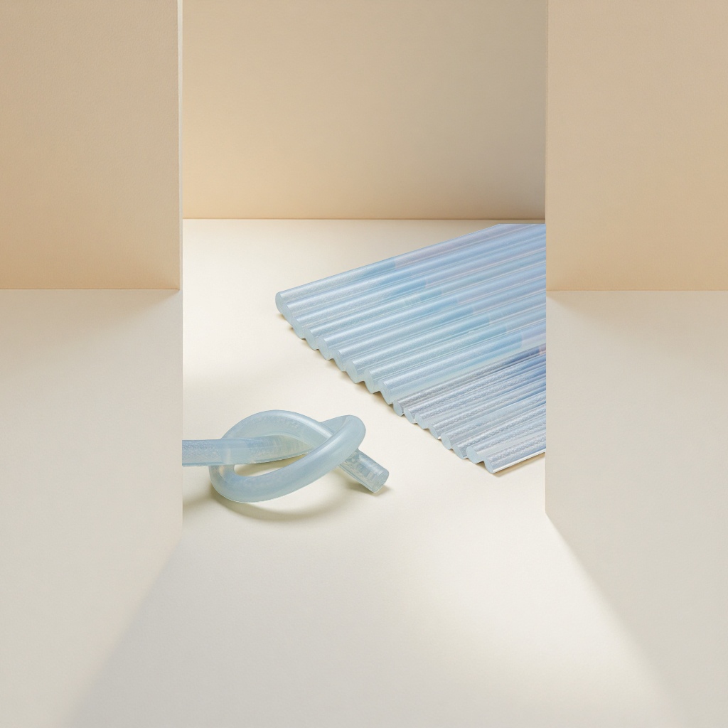 Transparent high-viscosity hot melt adhesive, non-stringing hot melt adhesive sticks, smooth glue dispensing, 7mm - 11mm hand-made adhesive strips wholesale Specification image