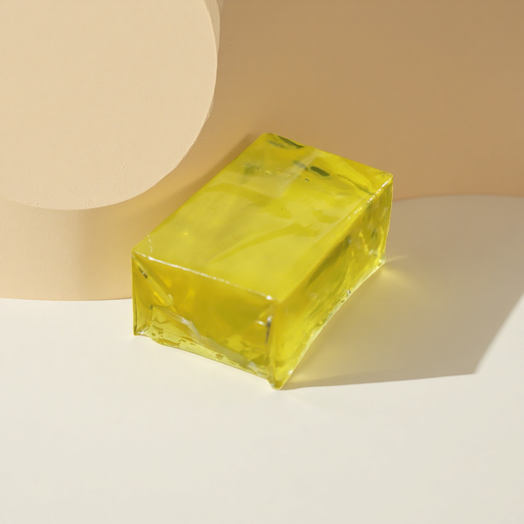 General-purpose hot-melt pressure-sensitive adhesive, strong adhesion, non-stringy, high viscosity, yellow transparent, gift box, express bag pressure-sensitive adhesive block details Picture