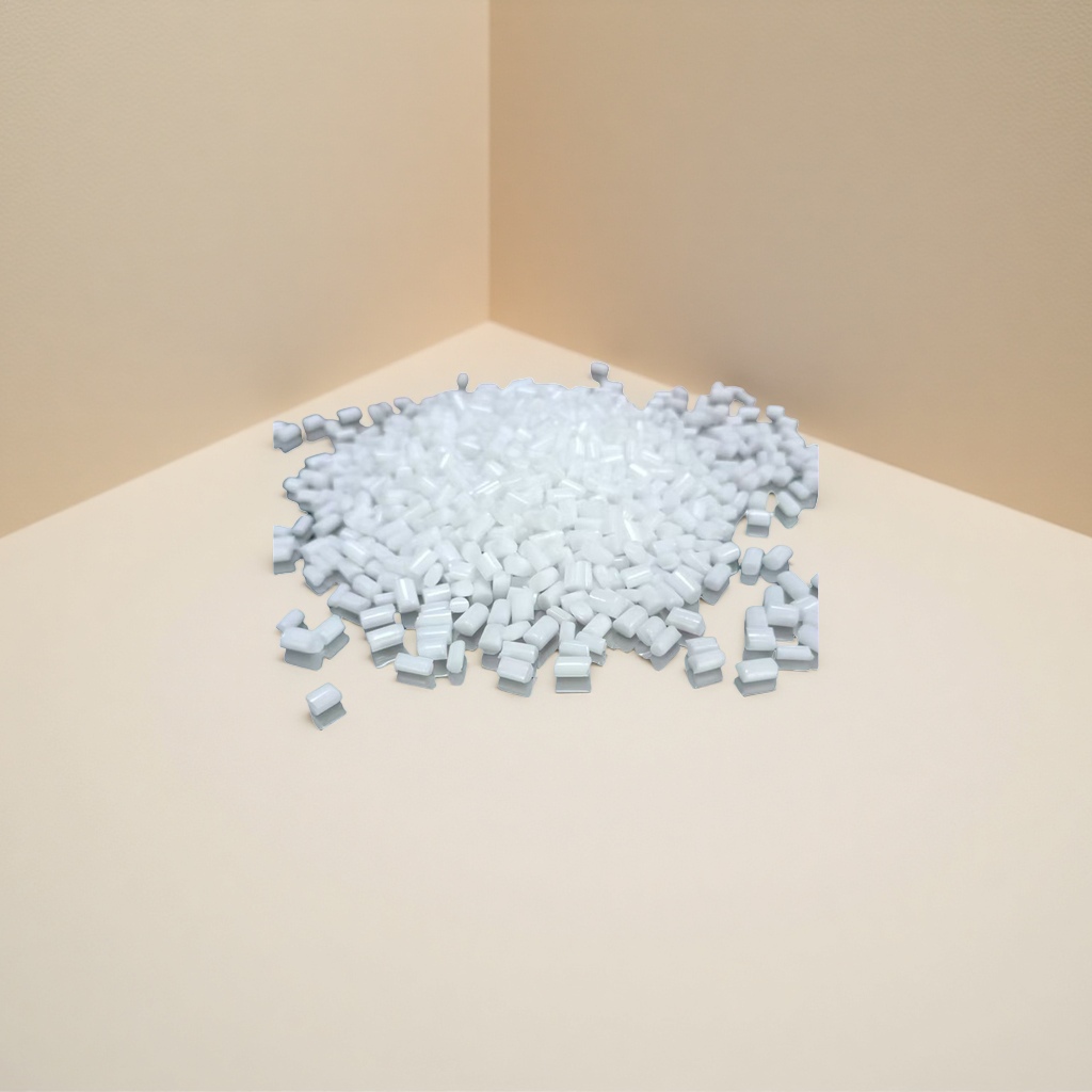 High-transparency white cylindrical hot melt adhesive particles, industrial-grade EVA hot melt adhesive particles details Picture