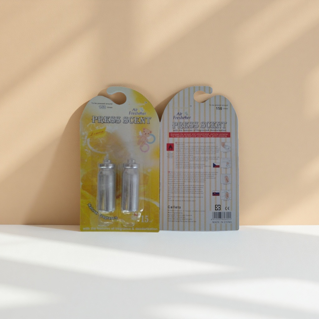 PRESS SCENT空气清新剂香薰喷雾家居除味留香持久