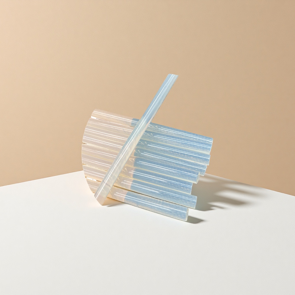 Wholesale of high-temperature hot melt adhesive sticks, environmentally friendly hand-bonded transparent adhesive strips, 7mm - 11mm Eva, high-viscosity adhesive sticks