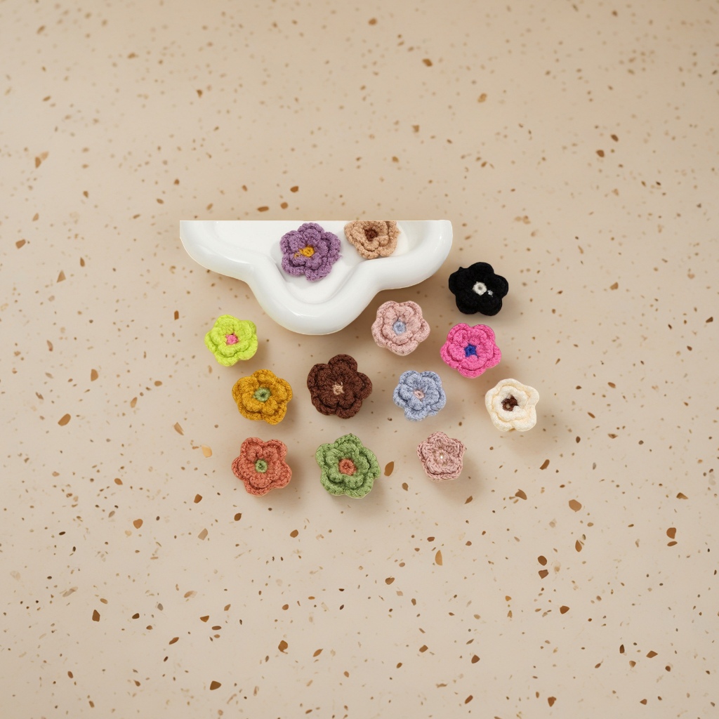 Handmade DIY fabric decorative lace accessories for woven flowers Specification image
