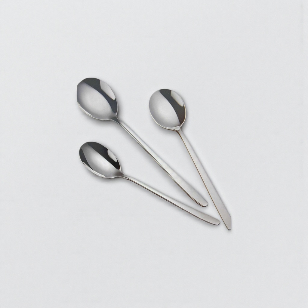 不锈钢勺子 厨房用加厚防烫长柄勺子 20cm